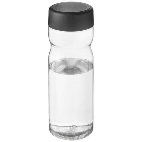 Bouteille personnalisable 650ml Ocean Plastic H2O Active® Translucide et Noir